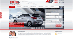 Desktop Screenshot of ekolerzincanotokiralama.com