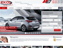 Tablet Screenshot of ekolerzincanotokiralama.com